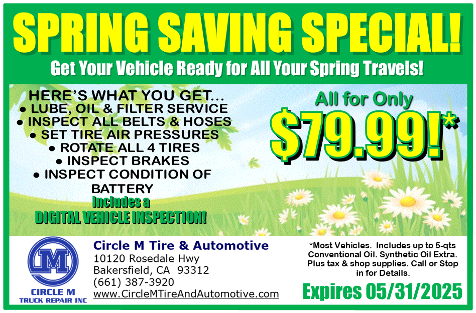 Oil Change Special - Circle M Tire & Automotive